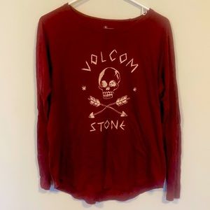 Long sleeved Volcom screen tee.  Size small, runs larger